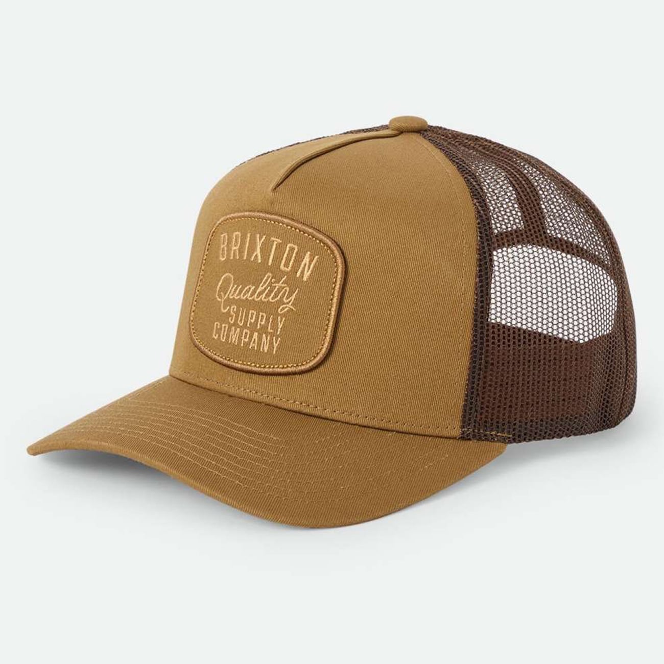 Unisex Brixton  Tan Hubal Adjustable Trucker Hat