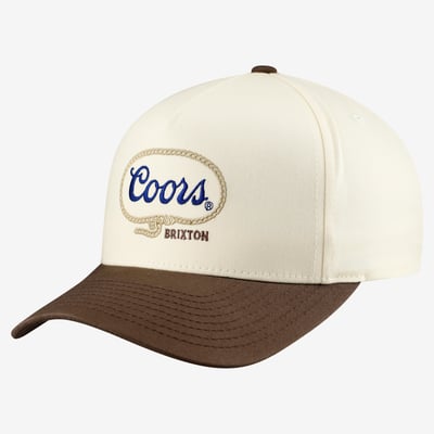  Brixton Unisex Coors Patch Adjustable Hat - Cream