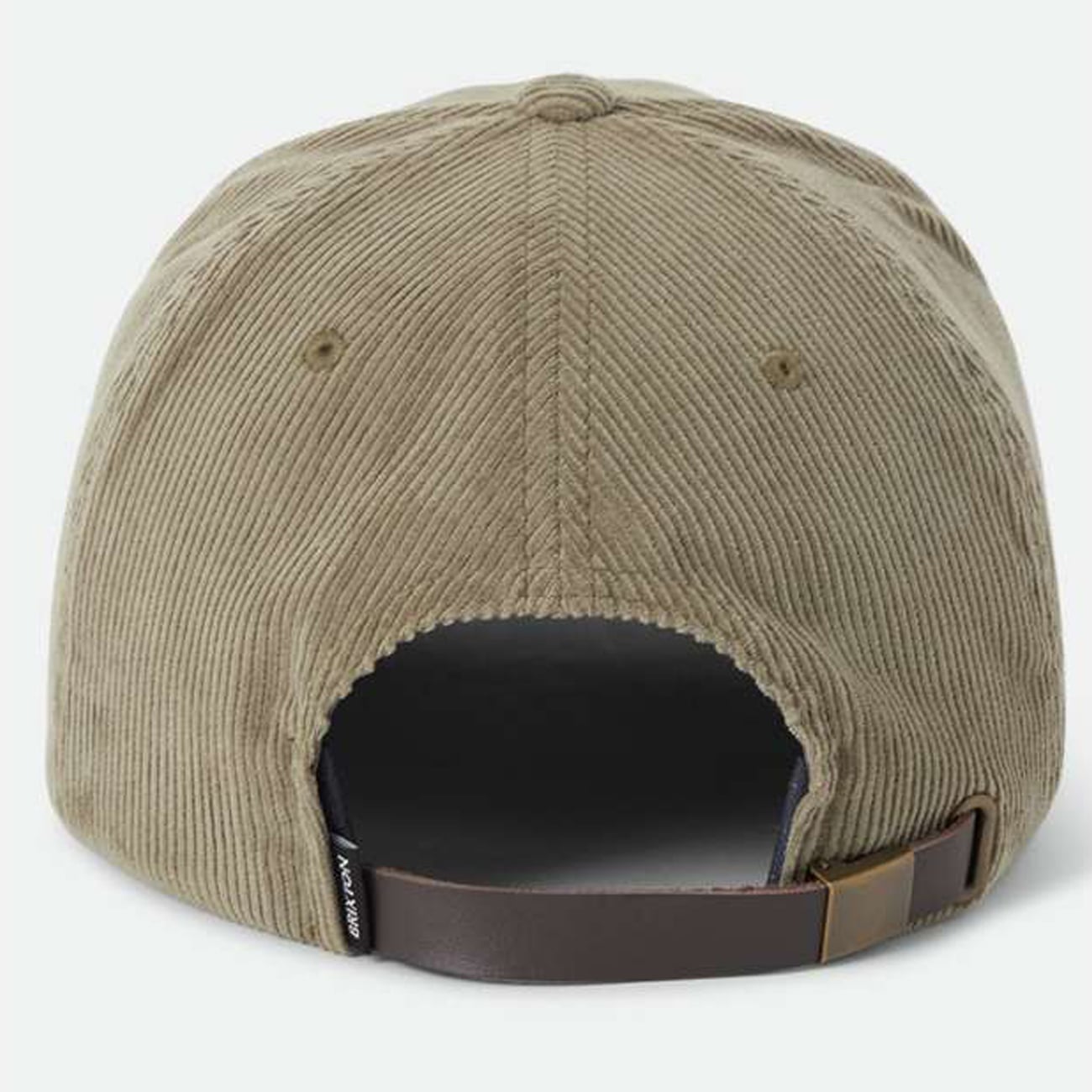 Chapeau unisexe Brixton vert Brixton Big B en velours côtelé ajustable