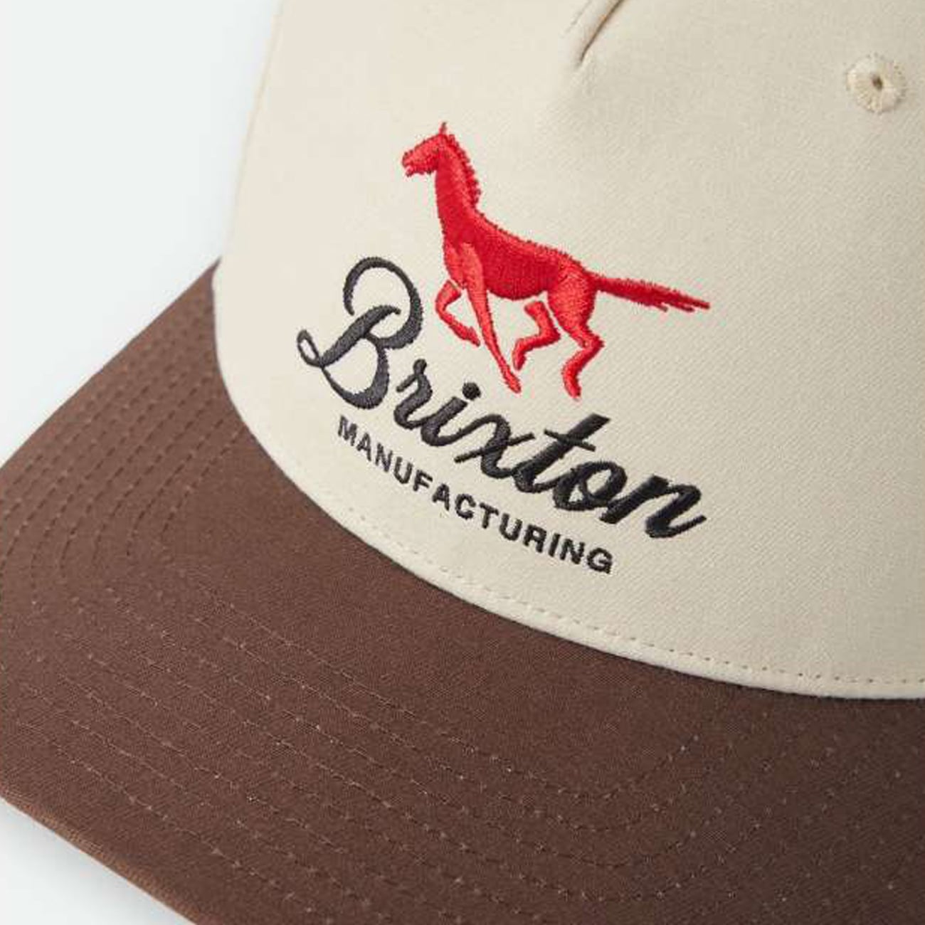 Unisex Brixton Tan/Brown Brixton Leisure Snapback Hat
