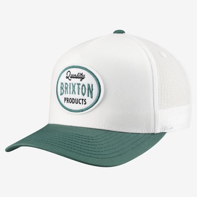  Brixton Unisex Henry Trucker Adjustable Hat - White
