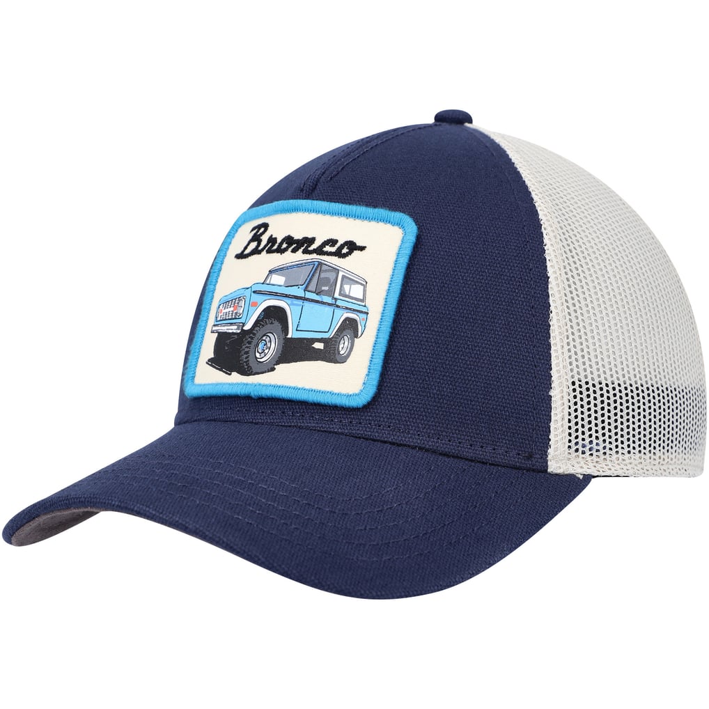 Bronco American Needle Valin Trucker Snapback - Navy Hat display picture 2