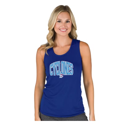 Brooklyn Cyclones Concepts Sport Women's Marathon Racerback Tank Top - Royal