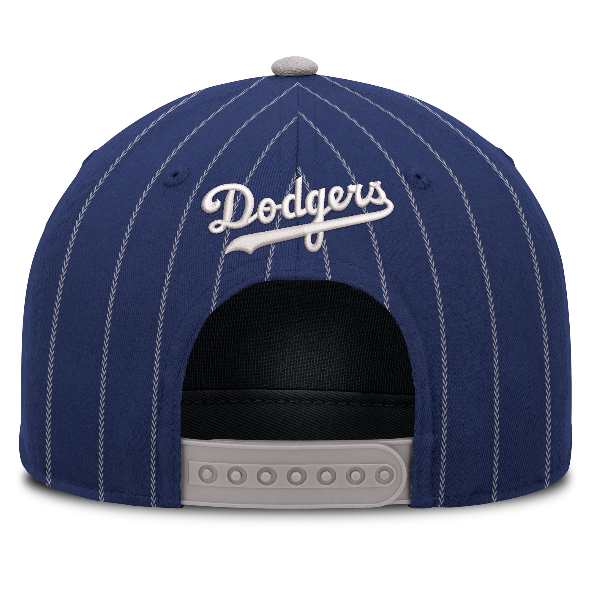 Casquette ajustable Nike pour homme, bleu royal/gris, Brooklyn Dodgers Cooperstown Rise, modèle A-Frame