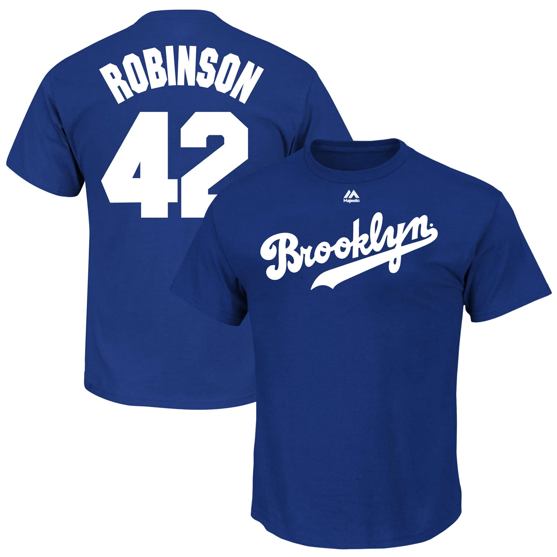 Men's Jackie Robinson Royal Brooklyn Dodgers Big & Tall Cooperstown Name Number T-Shirt