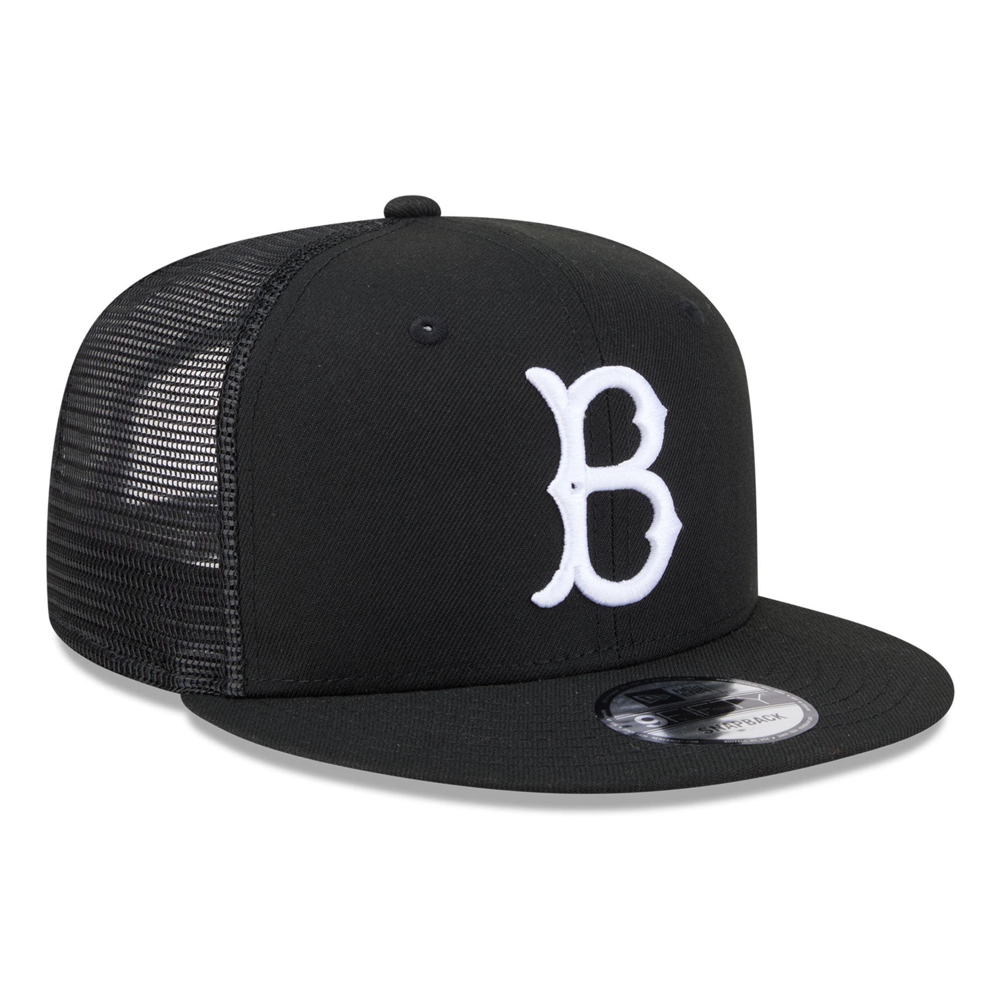 Casquette trucker ajustable New Era 9FIFTY Brooklyn Dodgers Cooperstown Collection noire pour homme