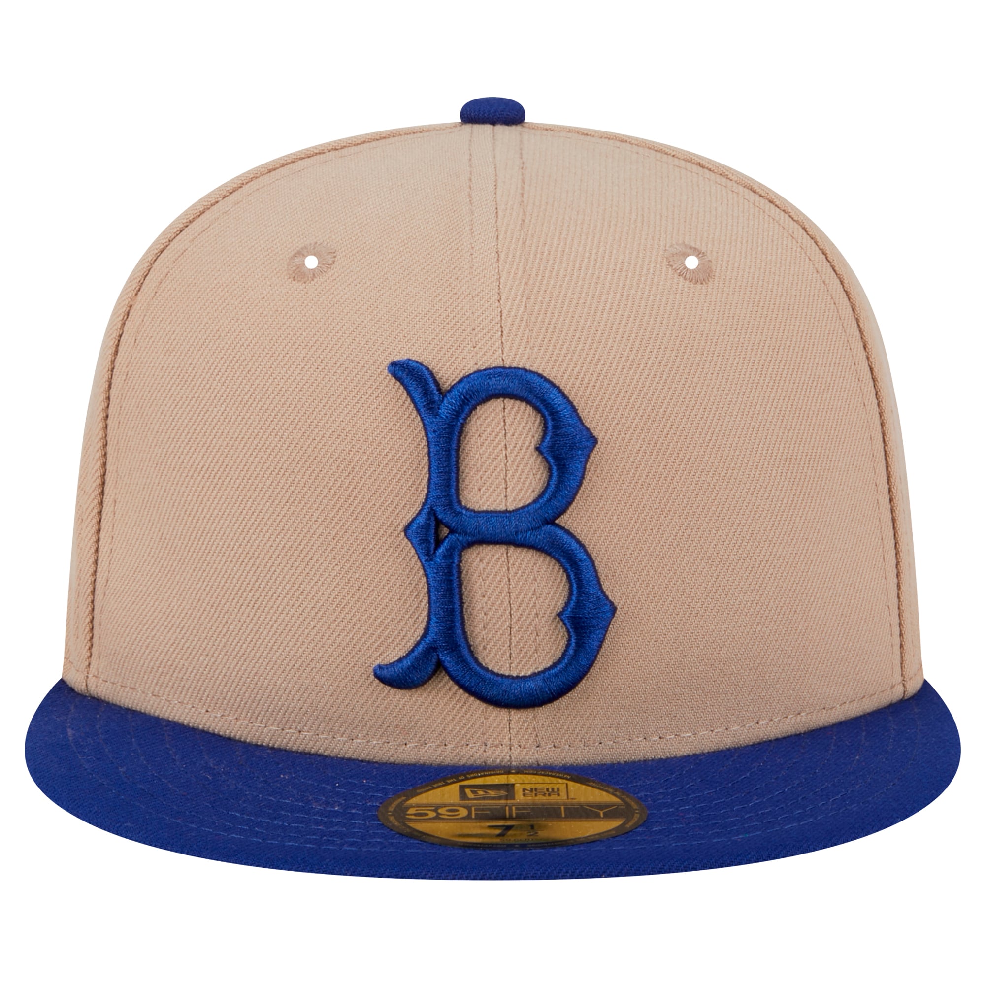 Casquette ajustée 59FIFTY Brooklyn Dodgers de New Era pour homme en kaki