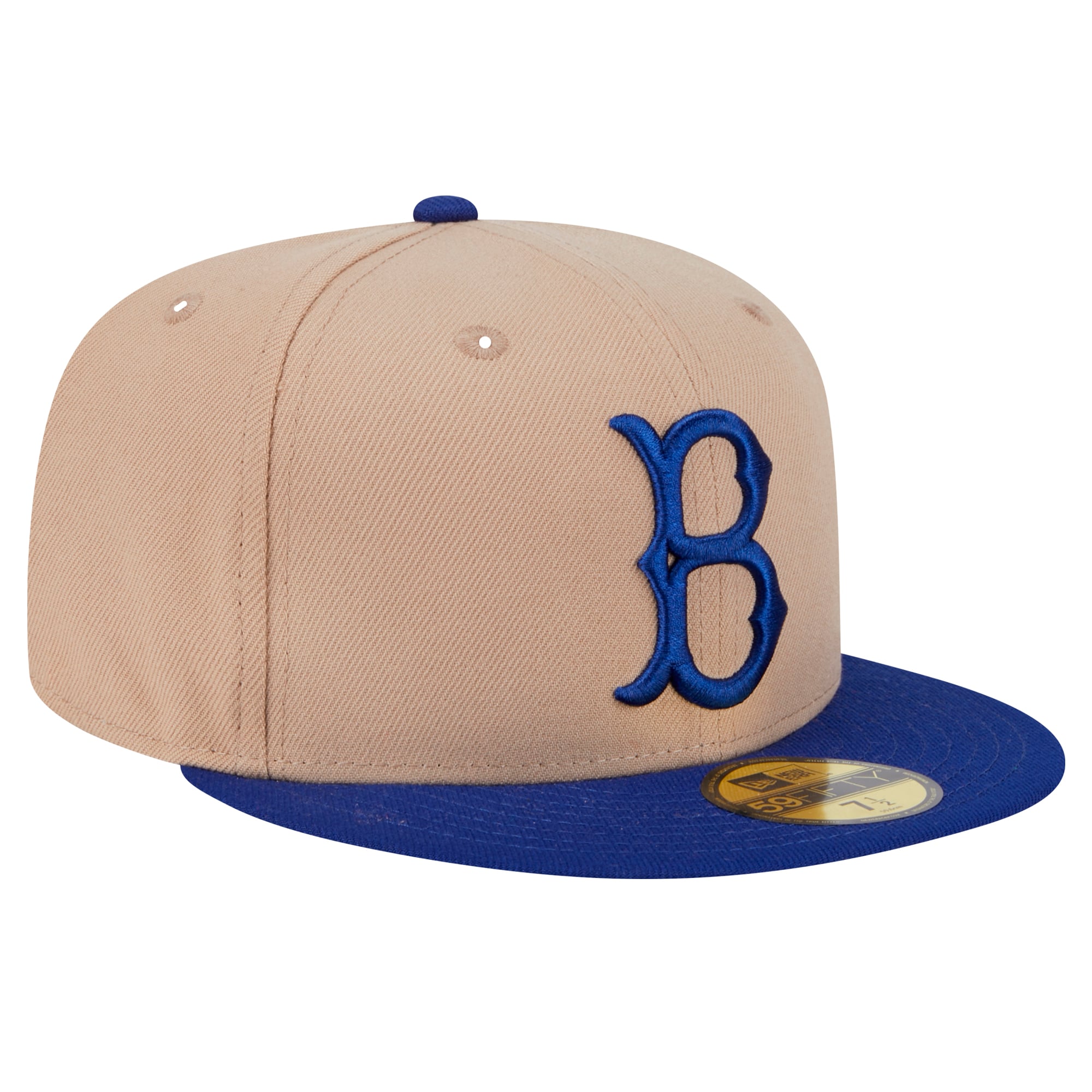 Casquette ajustée 59FIFTY Brooklyn Dodgers de New Era pour homme en kaki