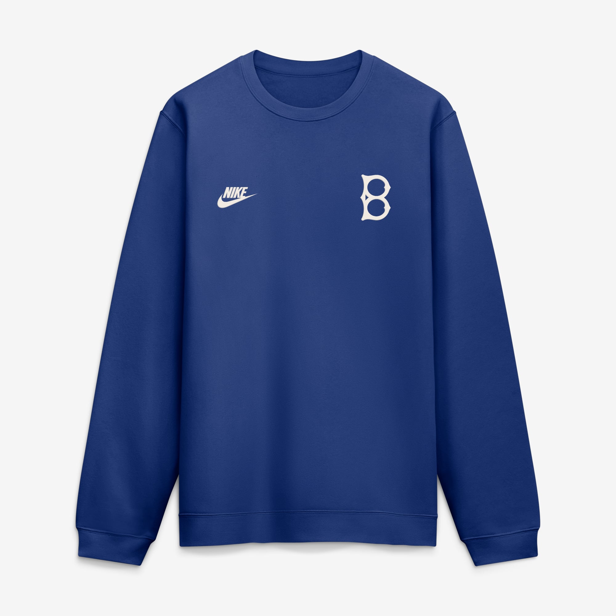 Men's Nike Royal Brooklyn Dodgers Cooperstown Diamond Sweatshirt