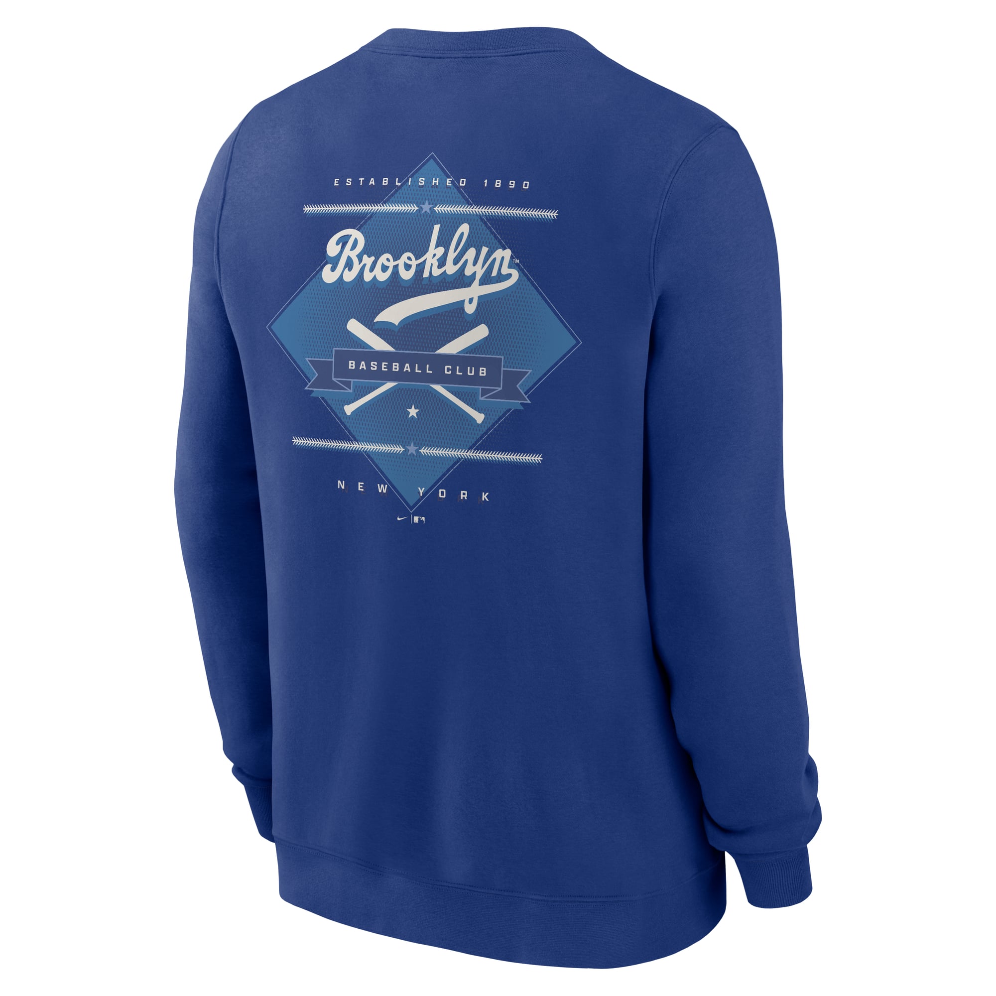 Men's Nike Royal Brooklyn Dodgers Cooperstown Diamond Sweatshirt