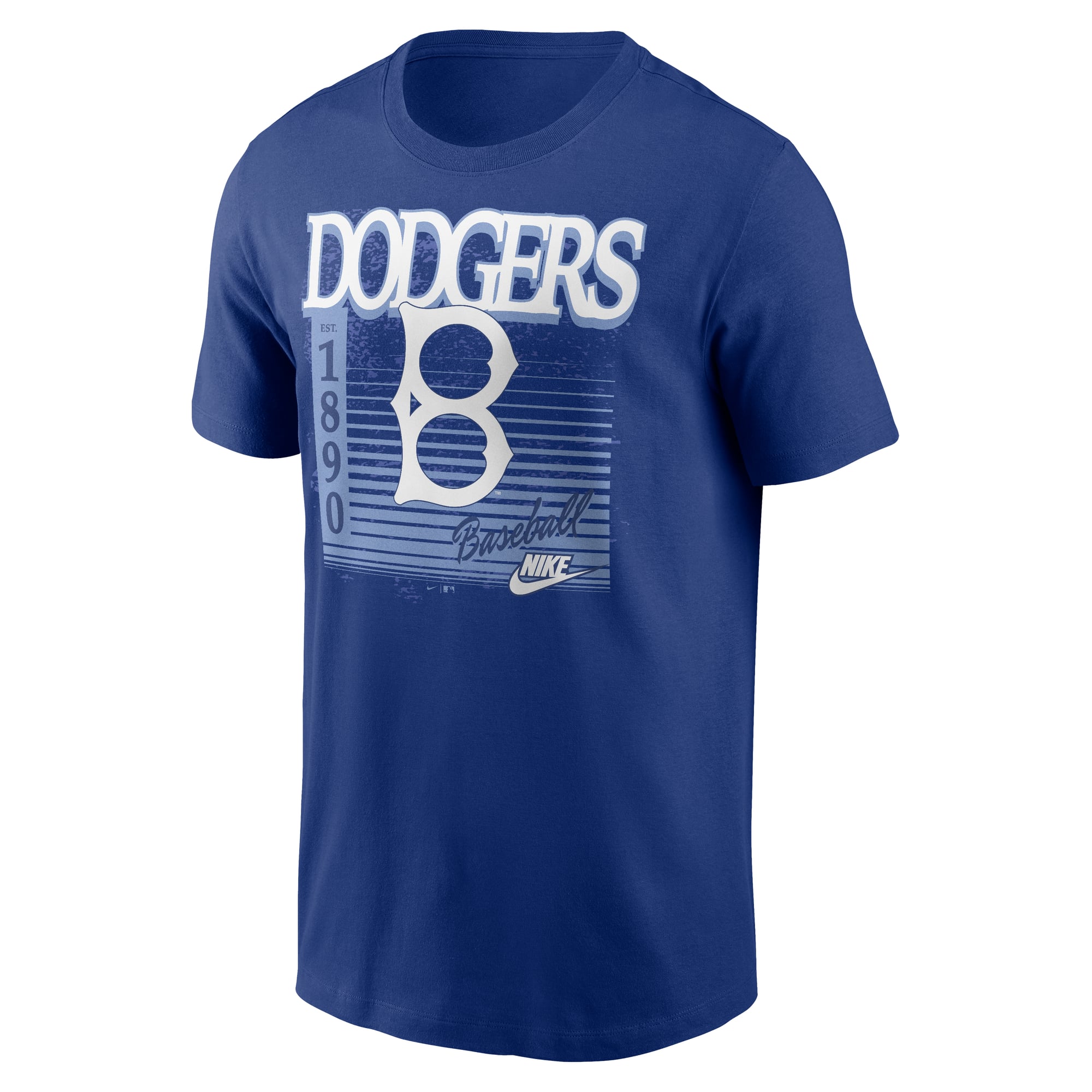 Men's Nike Royal Brooklyn Dodgers Cooperstown Logo T-Shirt
