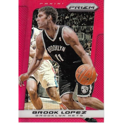2013-14 Panini Prizm Prizms Red #160 Brook Lopez