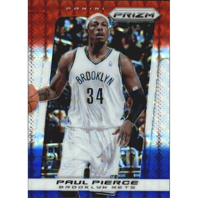2013-14 Panini Prizm Prizms Red White and Blue Mosaic #55 Paul Pierce