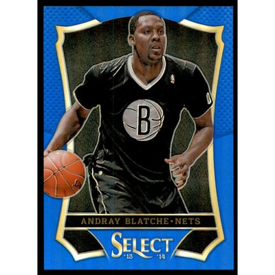 2013-14 Select Prizms Blue #121 Andray Blatche