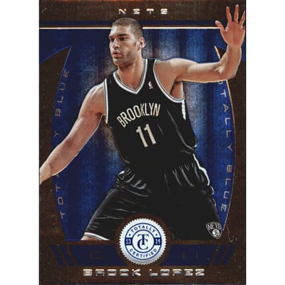 2013-14 Totally Certified Blue #71 Brook Lopez
