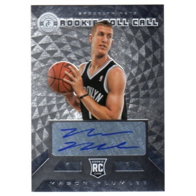 2013-14 Totally Certified Rookie Roll Call Autographs #32 Mason Plumlee