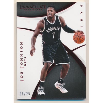 2014-15 Immaculate Collection Red #55 Joe Johnson