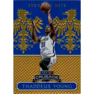 2014-15 Panini Excalibur Crusade Blue #101 Thaddeus Young