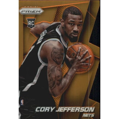 2014-15 Panini Prizm Prizms Orange Die Cut #295 Cory Jefferson