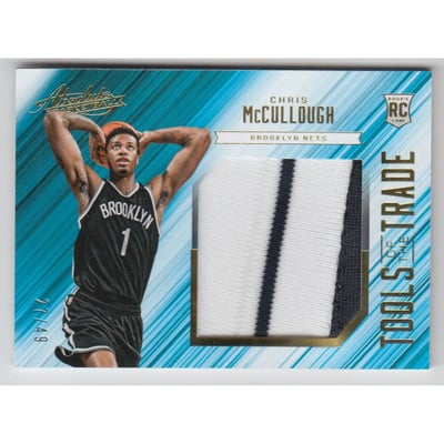 2015-16 Absolute Memorabilia Tools of the Trade Rookie Materials Jumbo Prime #28 Chris McCullough