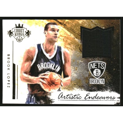 2015-16 Court Kings Artistic Endeavors Jerseys #16 Brook Lopez/299