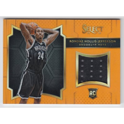 2015-16 Select Rookie Swatches Prizms Orange #21 Rondae Hollis-Jefferson