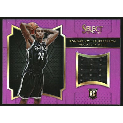 2015-16 Select Rookie Swatches Prizms Purple #21 Rondae Hollis-Jefferson