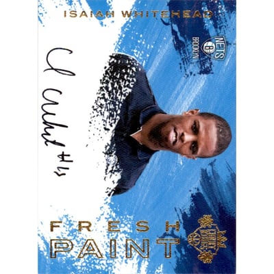 2016-17 Court Kings Fresh Paint Autographs Variations #FPIWH2 Isaiah Whitehead
