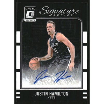 2016-17 Donruss Optic Signature Series #8 Justin Hamilton
