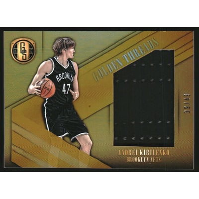 2016-17 Panini Gold Standard Golden Jumbo Threads #6 Andrei Kirilenko/49