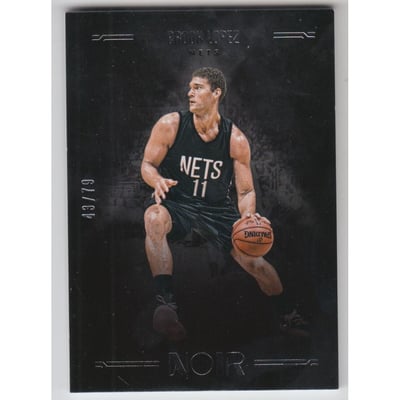 2016-17 Panini Noir #139 Brook Lopez CLR