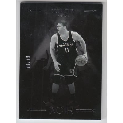 2016-17 Panini Noir #9 Brook Lopez BW