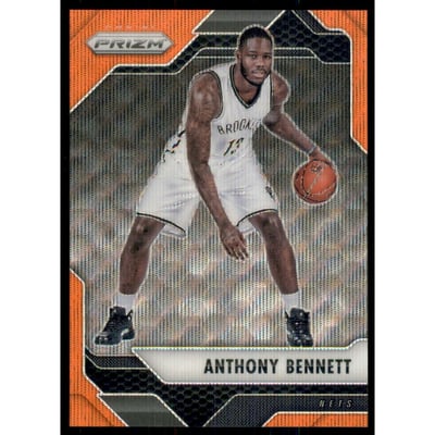2016-17 Panini Prizm Prizms Orange Wave #170 Anthony Bennett
