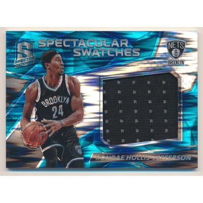 2016-17 Panini Spectra Spectacular Swatches Neon Blue #5 Rondae Hollis-Jefferson/99