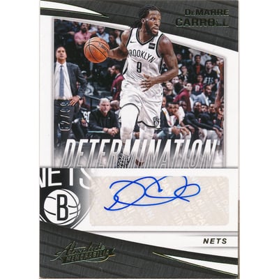 2017-18 Absolute Memorabilia Determination Autographs #26 DeMarre Carroll/99