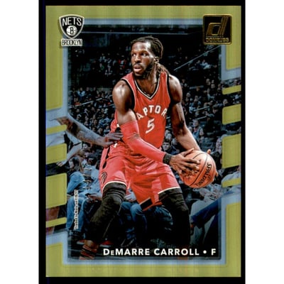 2017-18 Donruss Holo Laser Yellow #15 DeMarre Carroll