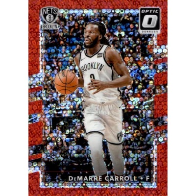 2017-18 Donruss Optic Fast Break Red #15 DeMarre Carroll
