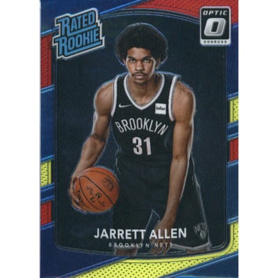2017-18 Donruss Optic Mega Box Rated Rookie Red Yellow #179 Jarrett Allen RR