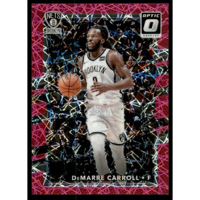 2017-18 Donruss Optic Pink Velocity #15 DeMarre Carroll