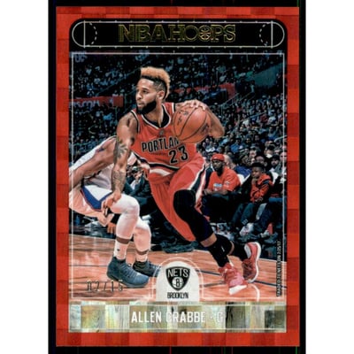 2017-18 Hoops Red Checkerboard #230 Allen Crabbe