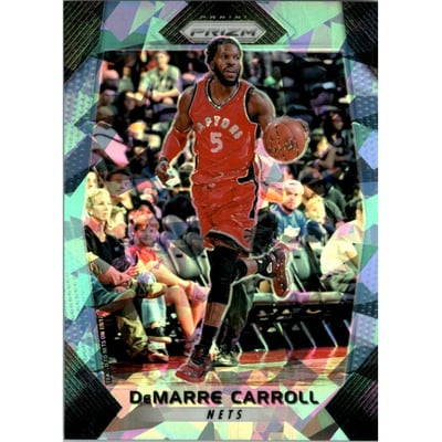 2017-18 Panini Prizm Prizms Blue Ice #155 DeMarre Carroll