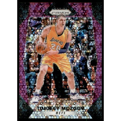 2017-18 Panini Prizm Prizms Fast Break Purple #156 Timofey Mozgov