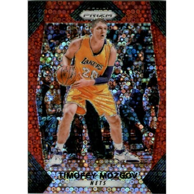 2017-18 Panini Prizm Prizms Fast Break Red #156 Timofey Mozgov