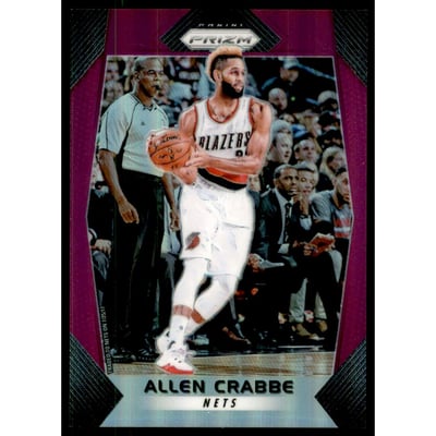 2017-18 Panini Prizm Prizms Purple #143 Allen Crabbe