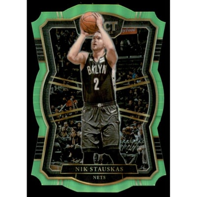 2017-18 Select Prizms Die Cut Neon Green #104 Nik Stauskas