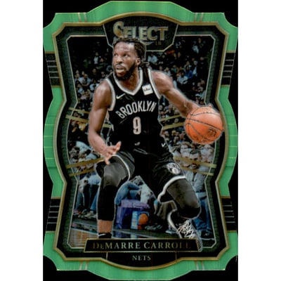 2017-18 Select Prizms Die Cut Neon Green #183 DeMarre Carroll