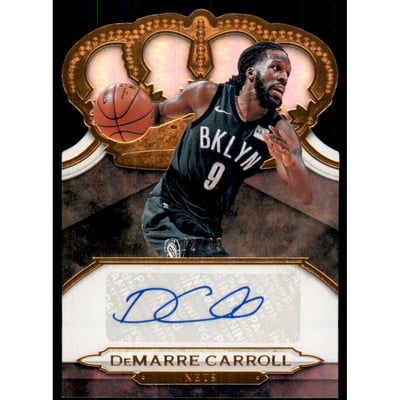 2018-19 Crown Royale Crown Autographs #12 DeMarre Carroll/99