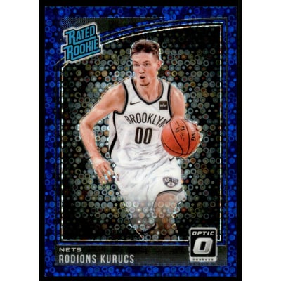 2018-19 Donruss Optic Fast Break Blue #155 Rodions Kurucs RR