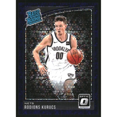 2018-19 Donruss Optic Fast Break Purple #155 Rodions Kurucs RR
