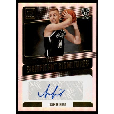 2018-19 Donruss Significant Signatures #98 Dzanan Musa